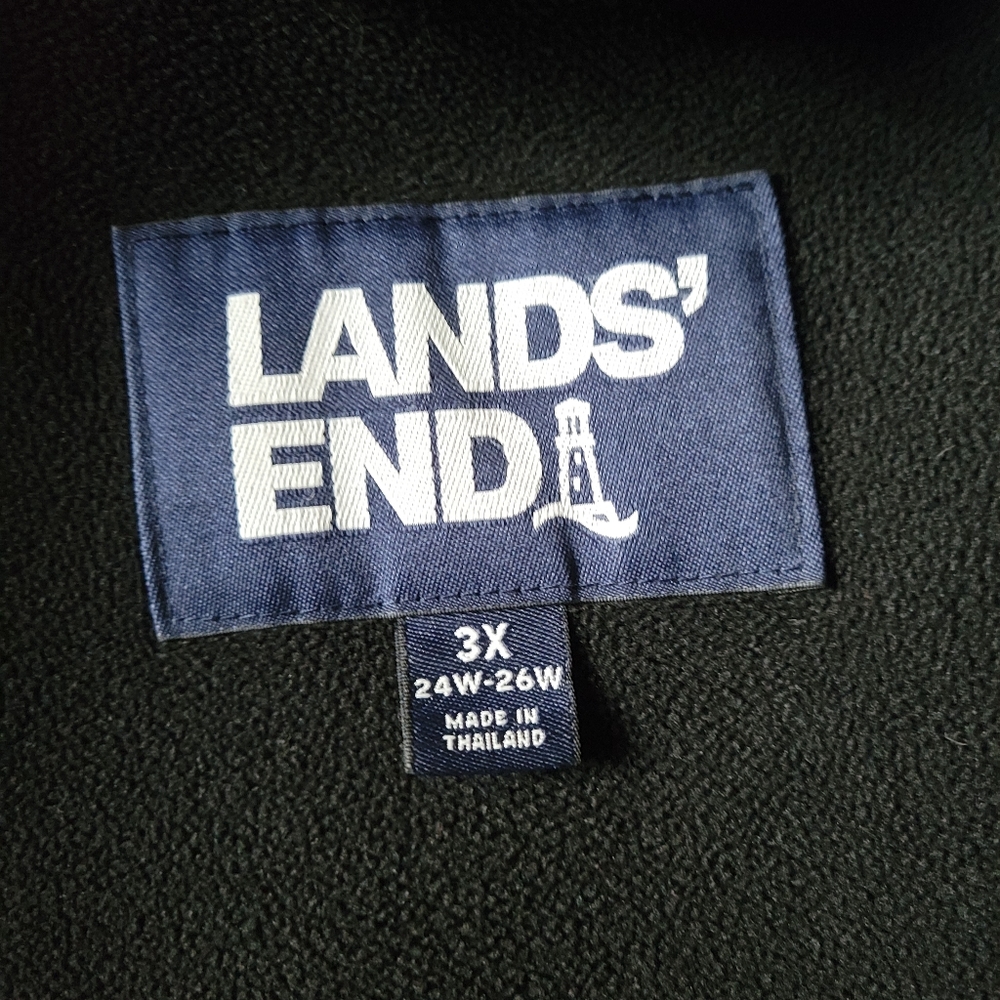 Grey Women's 3XL Lands End Jacket